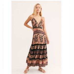 NWT Free People Maxi Dress / Sahara Combo